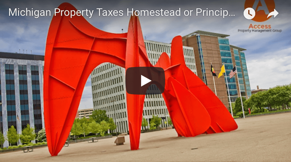 Michigan Principal Residence Exemption AccessPMGroup